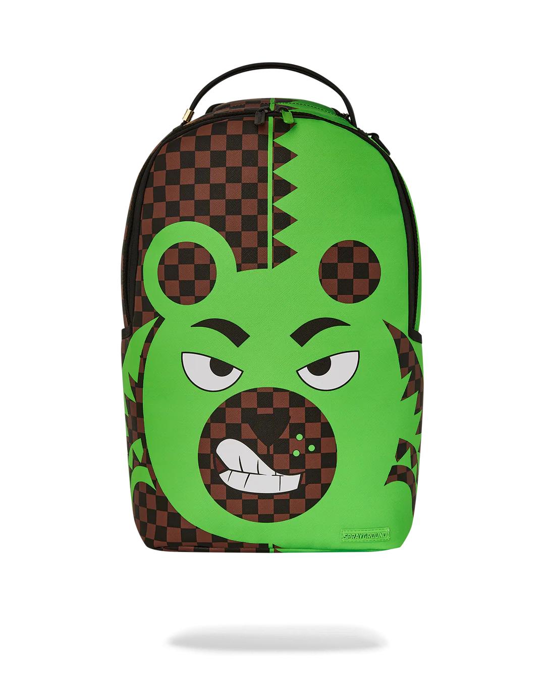 GREEN MONEY BEAR DLXSV BACKPACK | Sprayground Latest