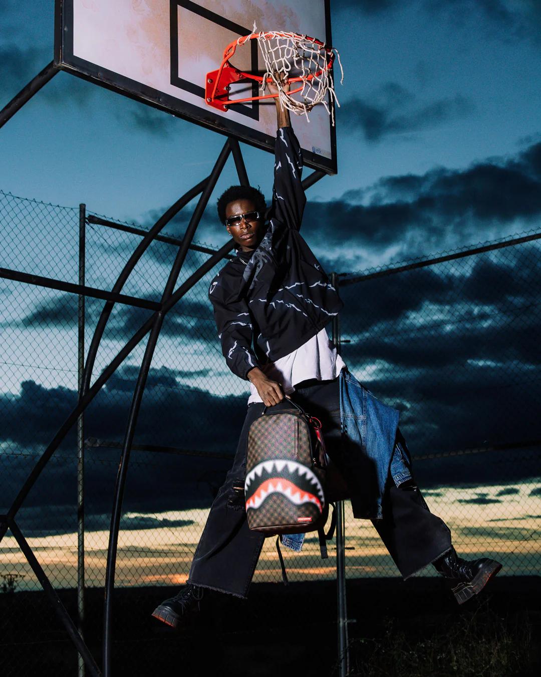 SHARKS IN PARIS BLUR EFFECT BACKPACK | Sprayground Best Seller