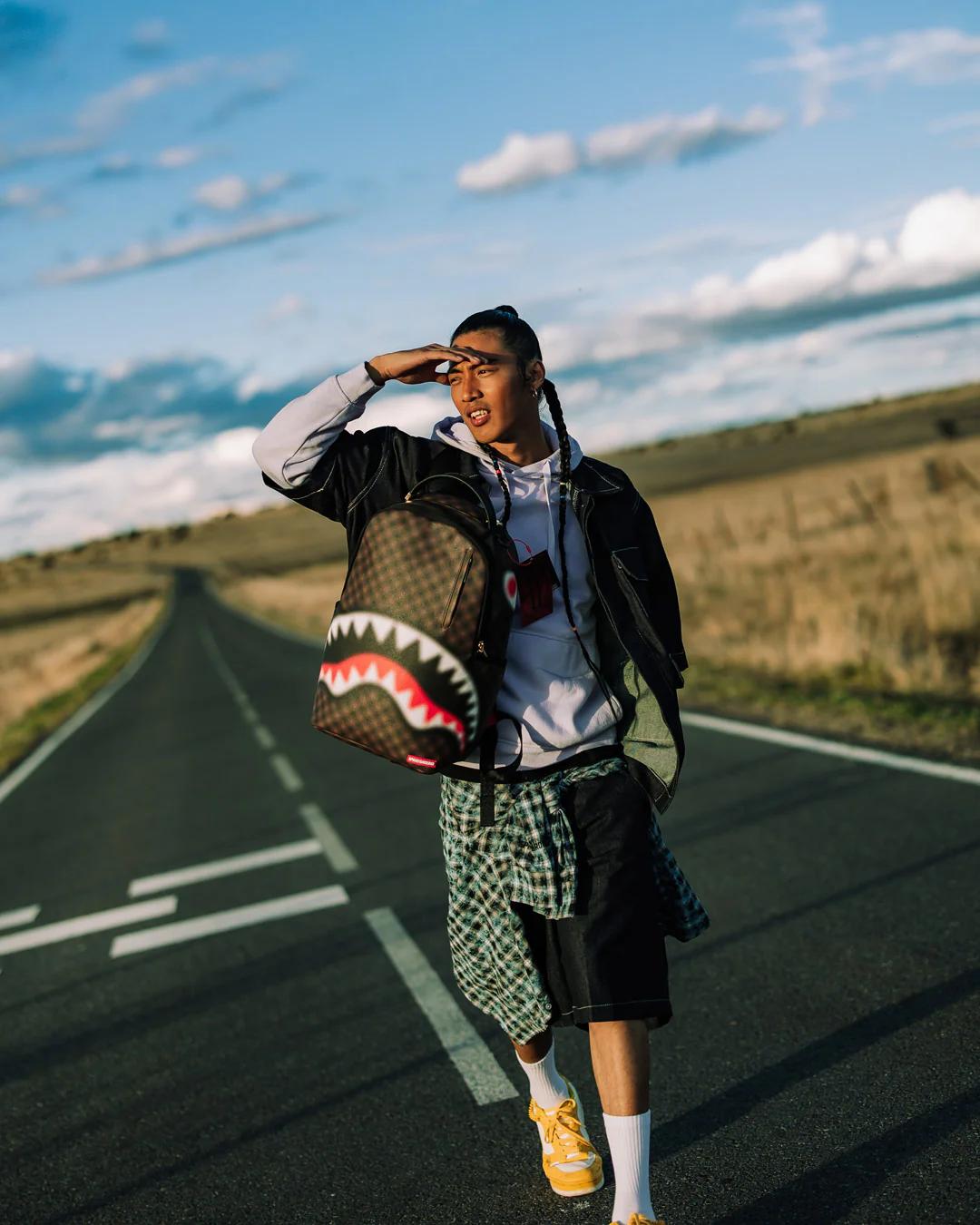 SHARKS IN PARIS BLUR EFFECT BACKPACK | Sprayground Best Seller