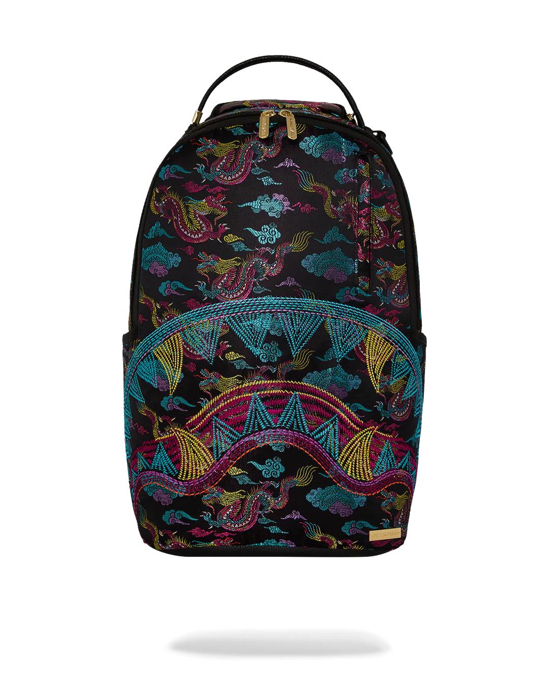 EMBROIDERED DRAGONS DLX BACKPACK | Sprayground Value