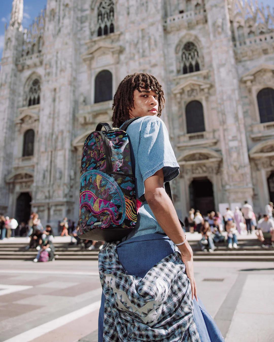 EMBROIDERED DRAGONS DLX BACKPACK | Sprayground Value