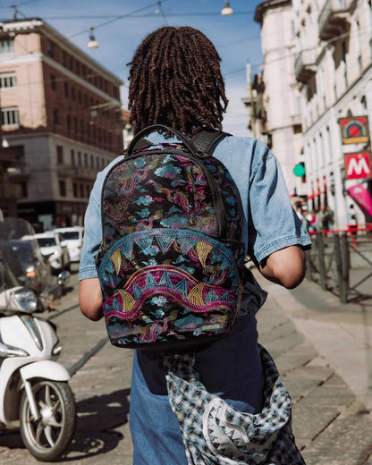 EMBROIDERED DRAGONS DLX BACKPACK | Sprayground Value