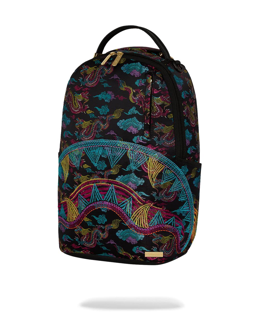 EMBROIDERED DRAGONS DLX BACKPACK | Sprayground Value
