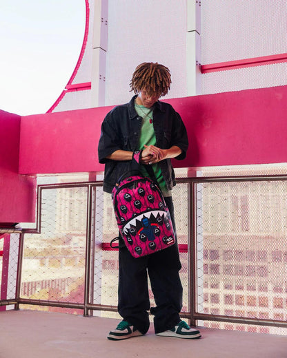 SQUID GAME COLLAB FRONT MAN & PINK GUARD SHARKS BACKPACK | Sprayground Recommended