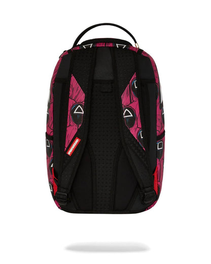 SQUID GAME COLLAB FRONT MAN & PINK GUARD SHARKS BACKPACK | Sprayground Recommended
