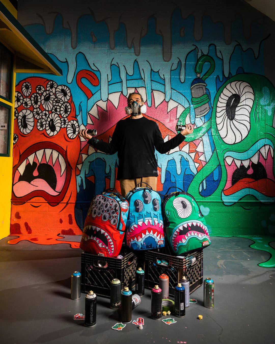 JORGE RODRIGUEZ THE ARTIST COLLAB BOB SHARK BACKPACK | Sprayground Popular