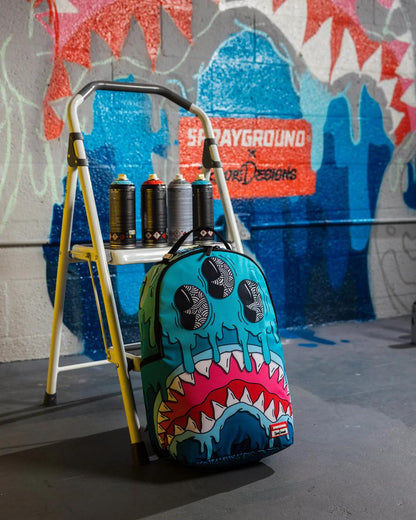 JORGE RODRIGUEZ THE ARTIST COLLAB DRIPS SHARKS BACKPACK | Sprayground Trending