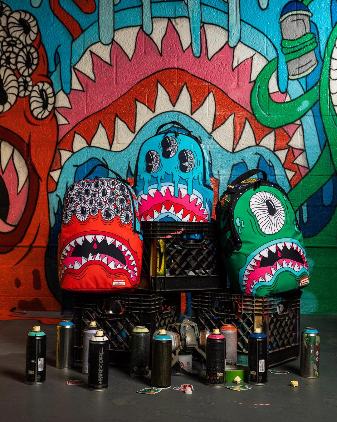 JORGE RODRIGUEZ THE ARTIST COLLAB BLINKY SHARK BACKPACK | Sprayground Best Seller