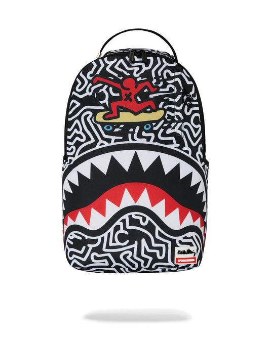 KEITH HARING SKATER SHARK DLXSR BACKPACK | Sprayground Recommended