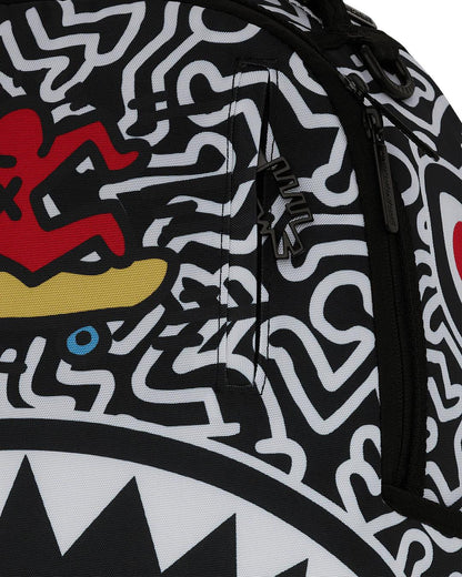 KEITH HARING SKATER SHARK DLXSR BACKPACK | Sprayground Recommended