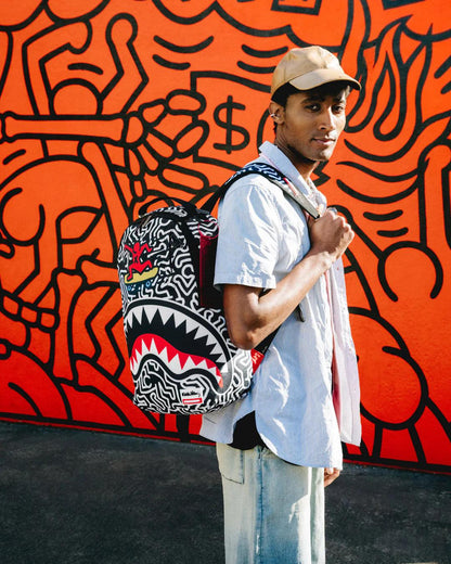 KEITH HARING SKATER SHARK DLXSR BACKPACK | Sprayground Recommended