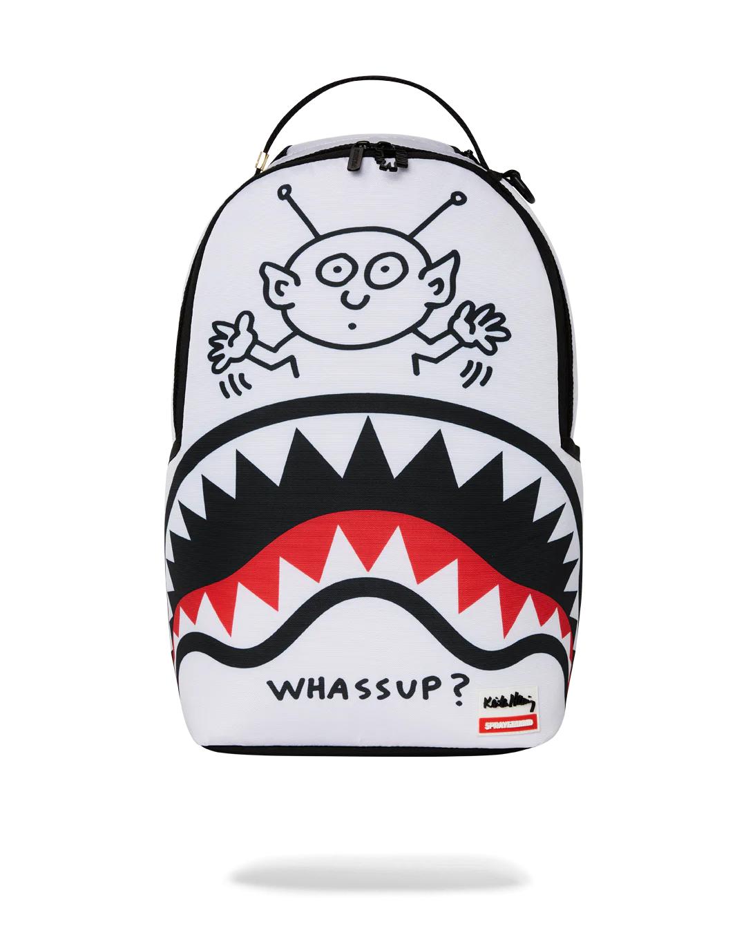 KEITH HARING WHASSUP ALIEN DLX BACKPACK | Sprayground Exclusive