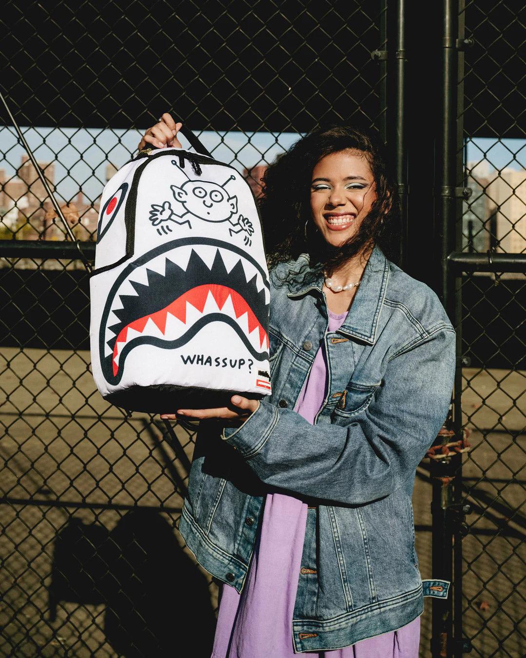 KEITH HARING WHASSUP ALIEN DLX BACKPACK | Sprayground Exclusive
