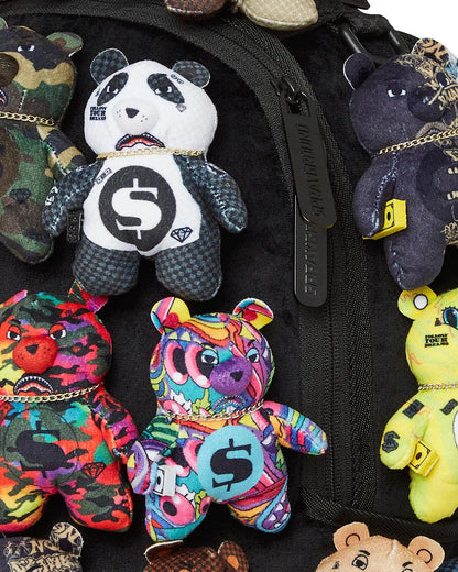PACK OF BEARS REAL PLUSH BEARS RUNWAY PIECE BACKPACK - SUPER EXCLUSIVE | Sprayground Classic