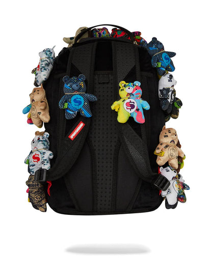 PACK OF BEARS REAL PLUSH BEARS RUNWAY PIECE BACKPACK - SUPER EXCLUSIVE | Sprayground Classic