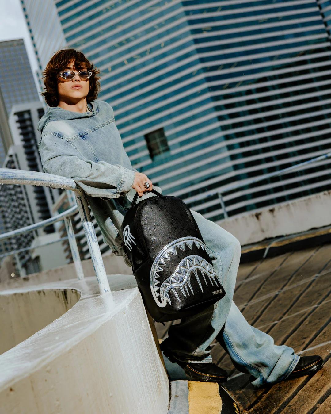 METALLIC TO THE TOUCH EXTRA DRIP BACKPACK | Sprayground Latest