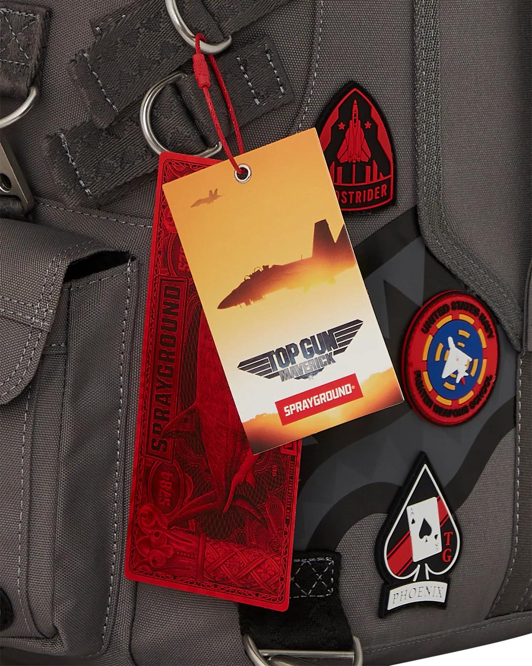 TOP GUN FLIGHT CREW OFFICIAL COLLAB PILOT BACKPACK | Sprayground New