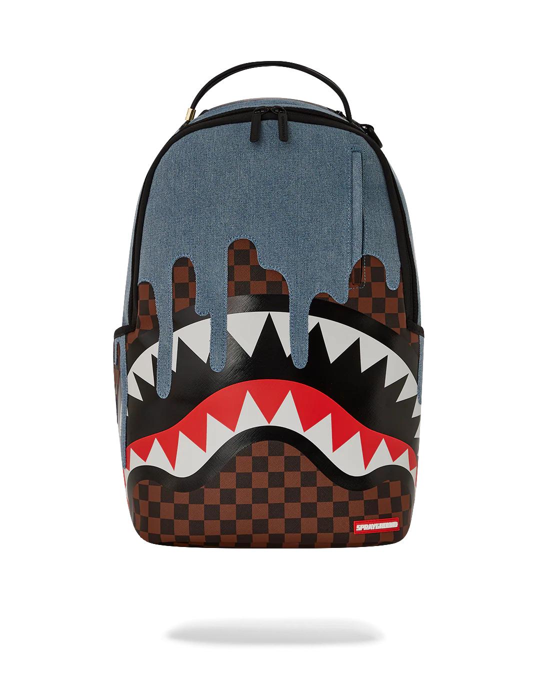 FABRIC HOUSE SHARK DRIP BACKPACK | Sprayground Signature