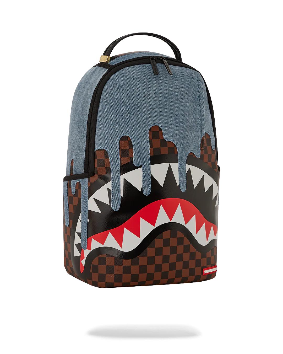 FABRIC HOUSE SHARK DRIP BACKPACK | Sprayground Signature