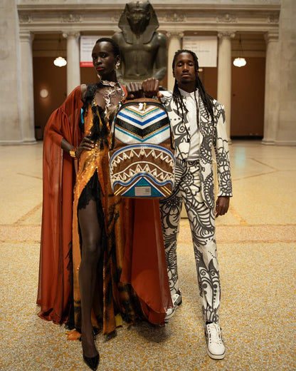 THE MET KUBA KINGDOM HEADDRESS BACKPACK | Sprayground Latest