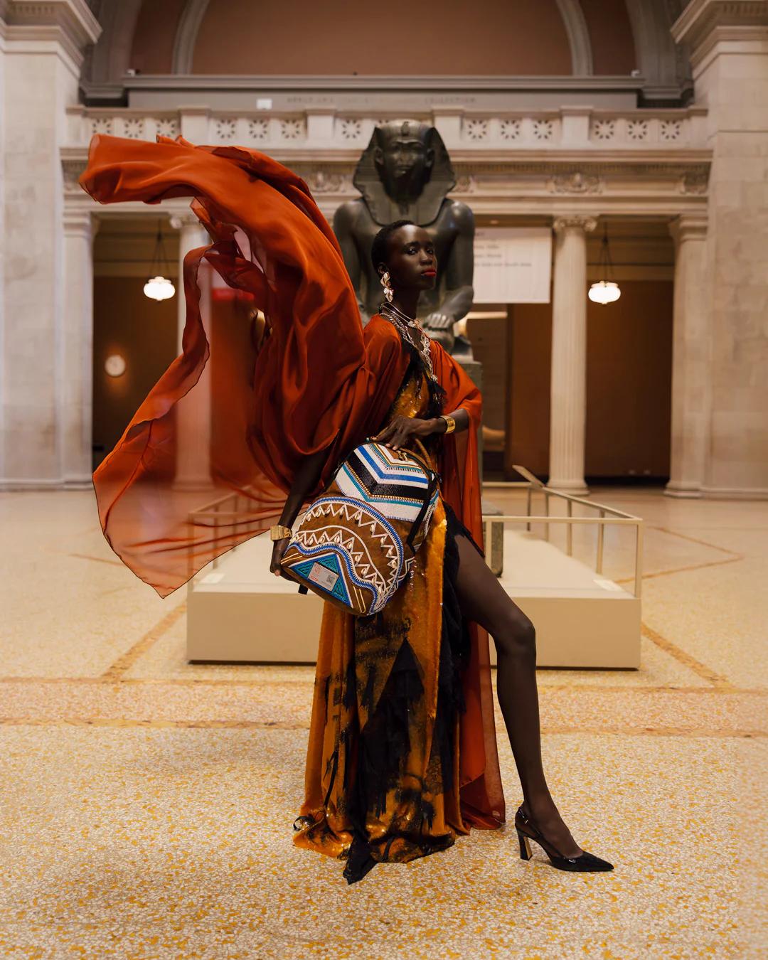 THE MET KUBA KINGDOM HEADDRESS BACKPACK | Sprayground Latest