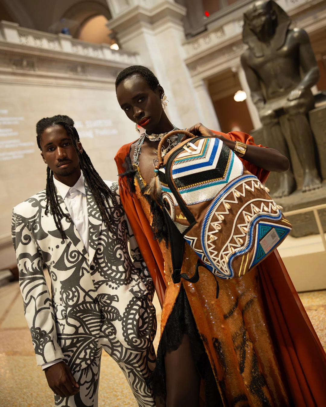THE MET KUBA KINGDOM HEADDRESS BACKPACK | Sprayground Latest