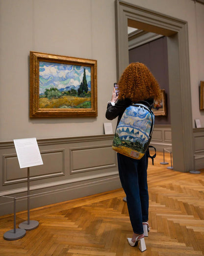 THE MET VAN GOGH WHEAT FIELD WITH CYPRESSES BACKPACK | Sprayground Premium