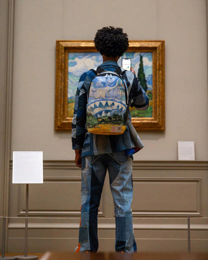THE MET VAN GOGH WHEAT FIELD WITH CYPRESSES BACKPACK | Sprayground Premium
