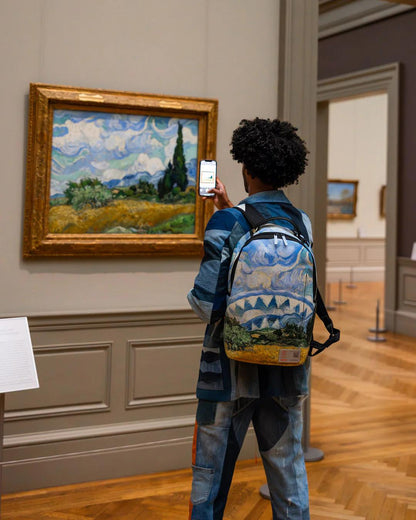 THE MET VAN GOGH WHEAT FIELD WITH CYPRESSES BACKPACK | Sprayground Premium
